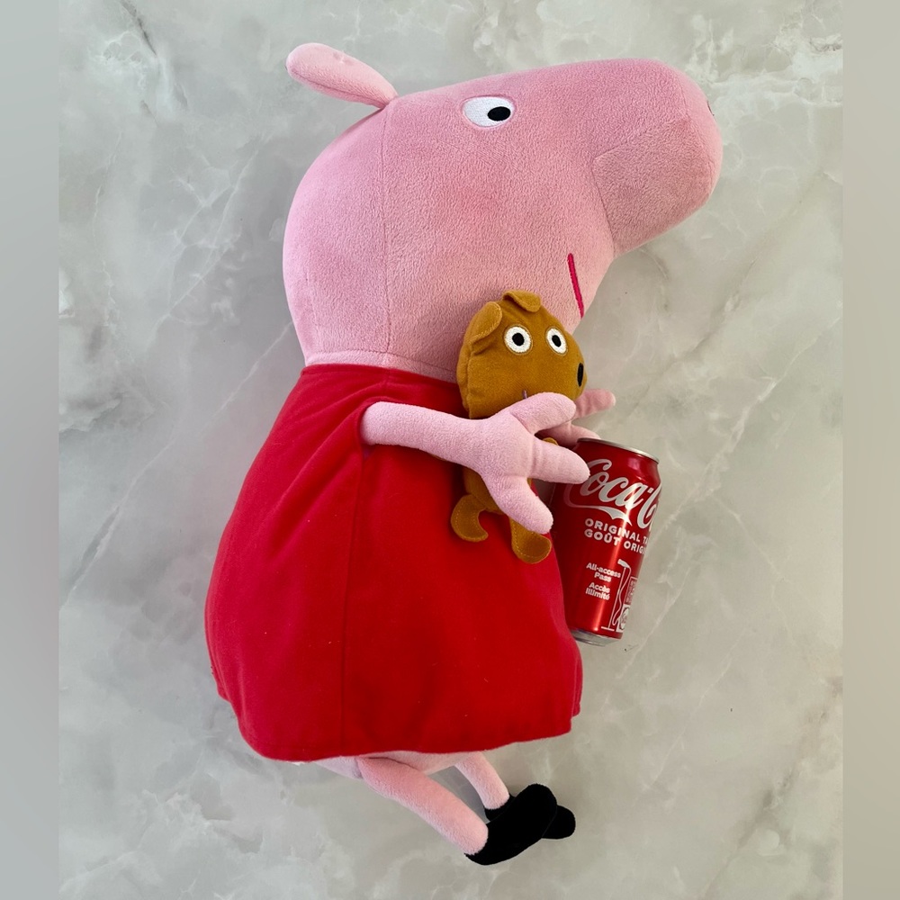 Jumbo 19 inch Ty Peppa Pig Plush Soft Stuffed Animal Toy